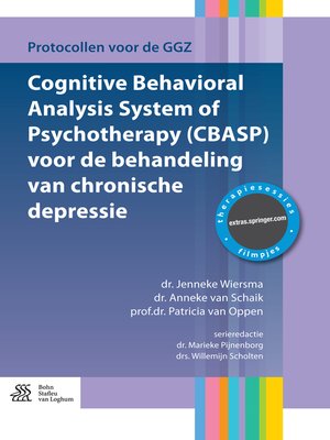 cover image of Cognitive Behavioral Analysis System of Psychotherapy (CBASP) voor de behandeling van chronische depressie